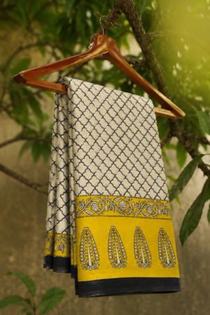 Sunshine Bloom Cotton Saree