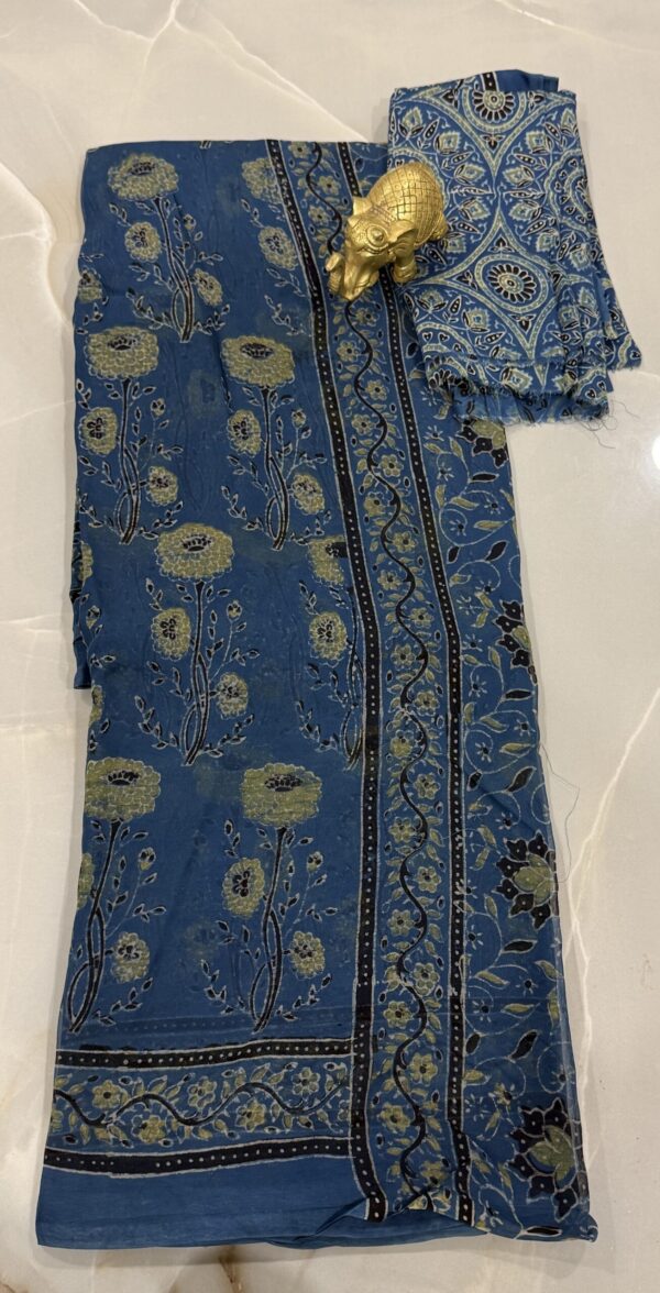 Indigo Mosaic Ethnic Saree